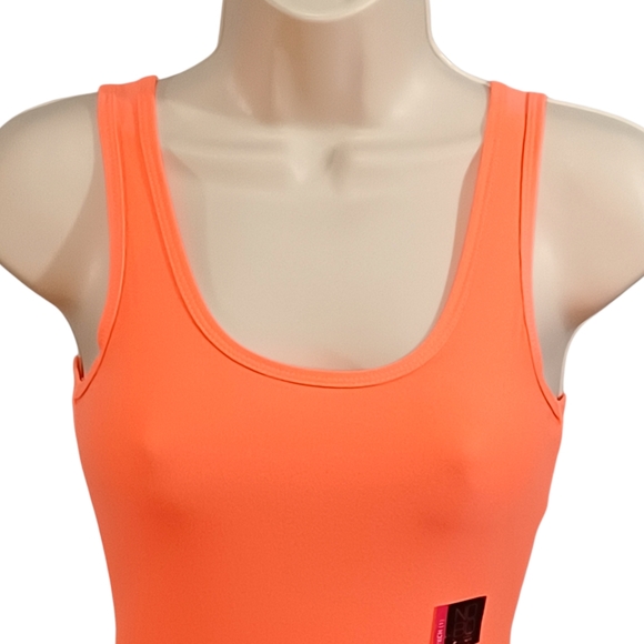 No Boundaries Scoop Tank Tops Sleeveles Peach Luster XS - Picture 2 of 10